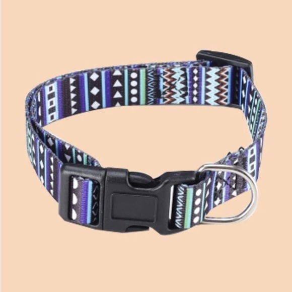 NEW Blue Pattern Dog Collar…size Small !!! - Picture 4 of 4